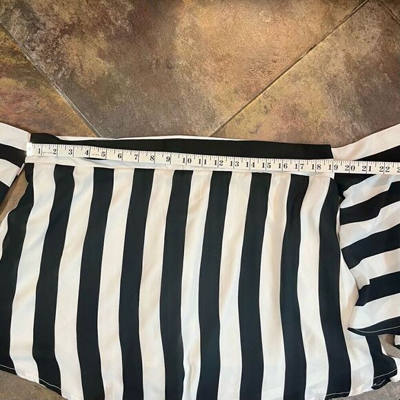 Venus Angel Off The Shoulder Striped Blouse Large - Picture 3 of 9